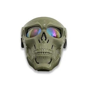Motorcycle Helmet Riding Goggles Glasses Anti Fog Detachable Face Mask with ATV Goggles Dirt Bike Motocross Eyewear