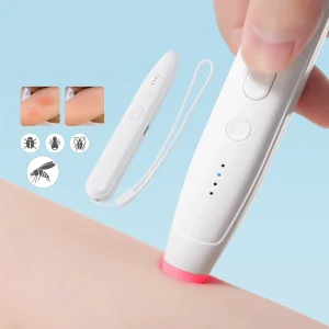 Electronic Mosquito Bite Pen Vibration Infrared Pulse Chemical-Free Bug Bite Itch Healer Mosquito Against for Camping Outdoor